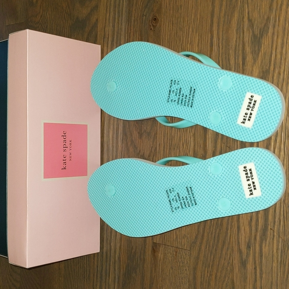NEW Kate Spade Feldon Flip Flop in Seahorse Print - Picture 13 of 15
